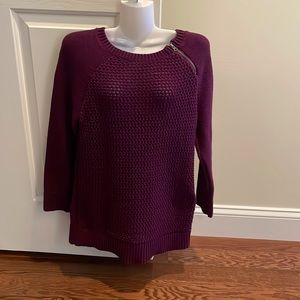 LOFT Medium Mulberry/Plum Sweater